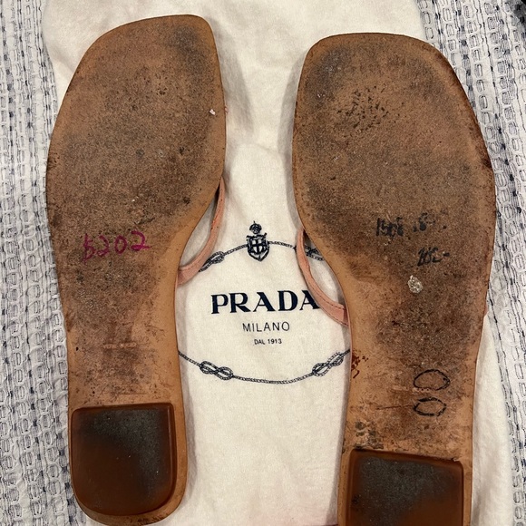 VINTAGE PRADA sandal Sz 39 9 - Picture 6 of 6